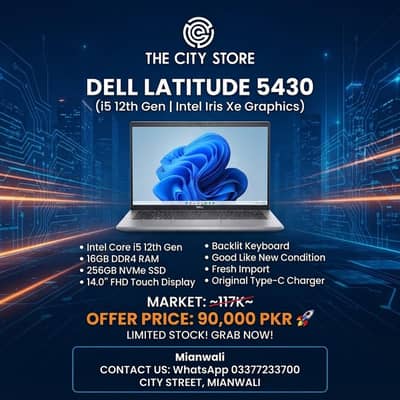 Dell 5430 12 Gen Touch Laptop