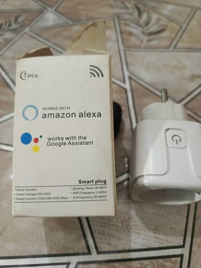 Wi-Fi Smart Plug - Works with Alexa & Google Assistant