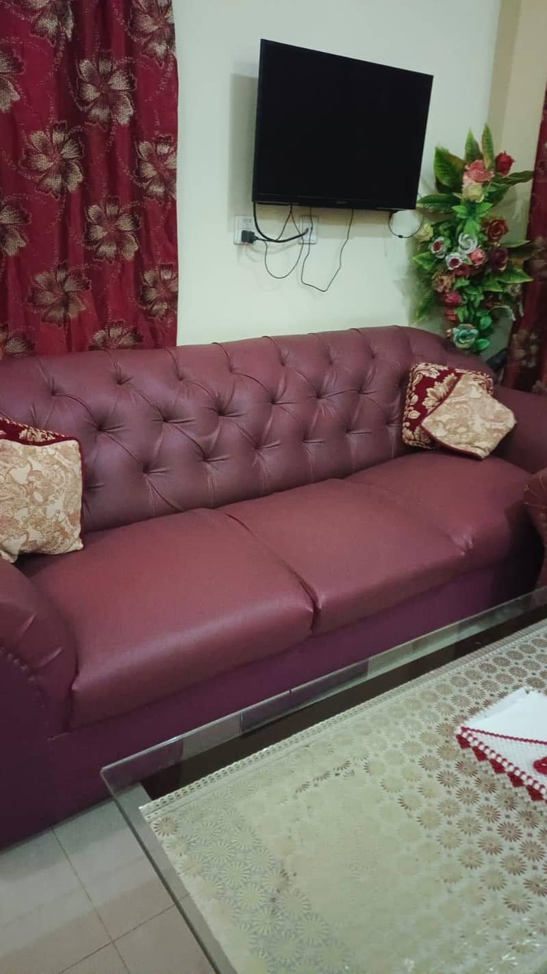 3+1+1 Sofa set without Cussions 1