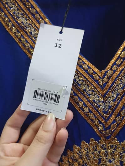 blue kaftan