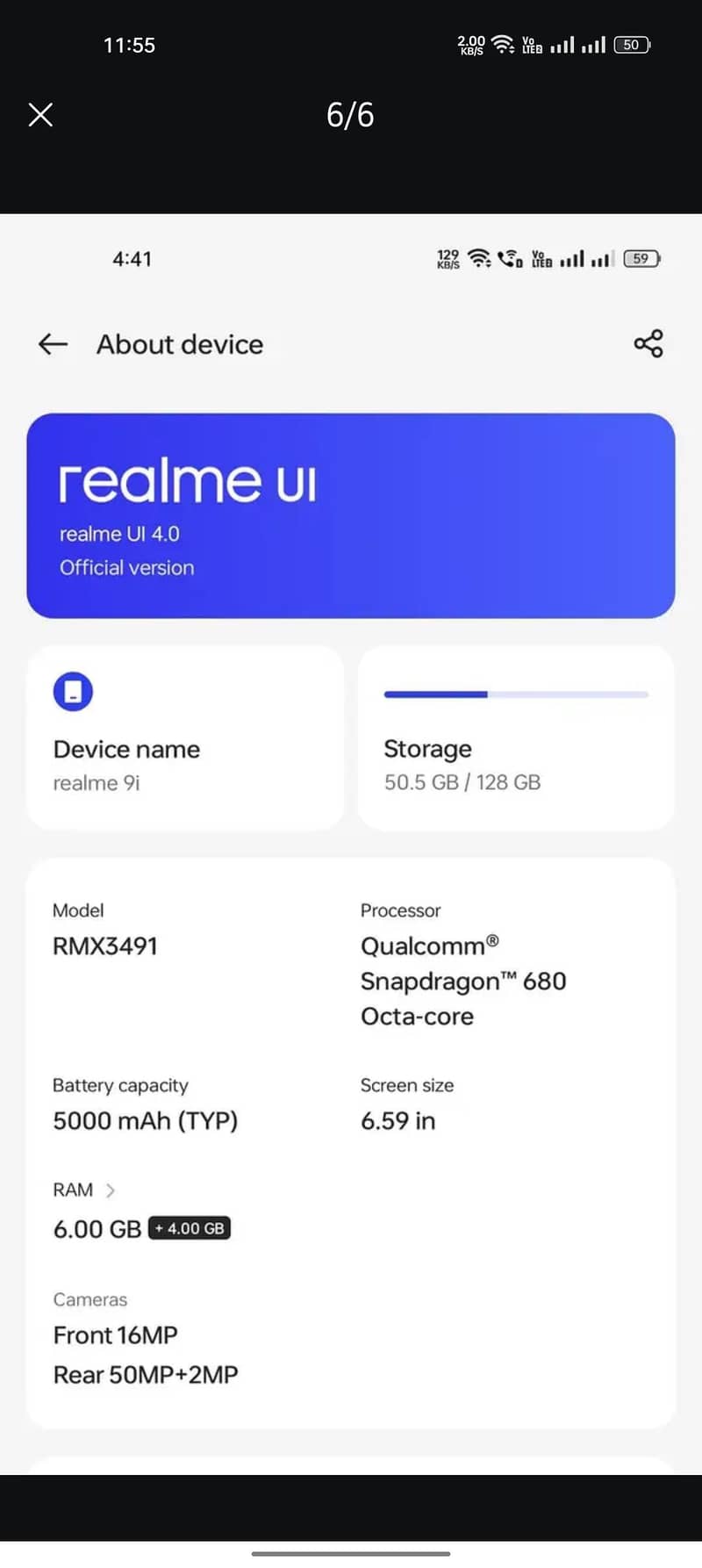 Realme 9i 5