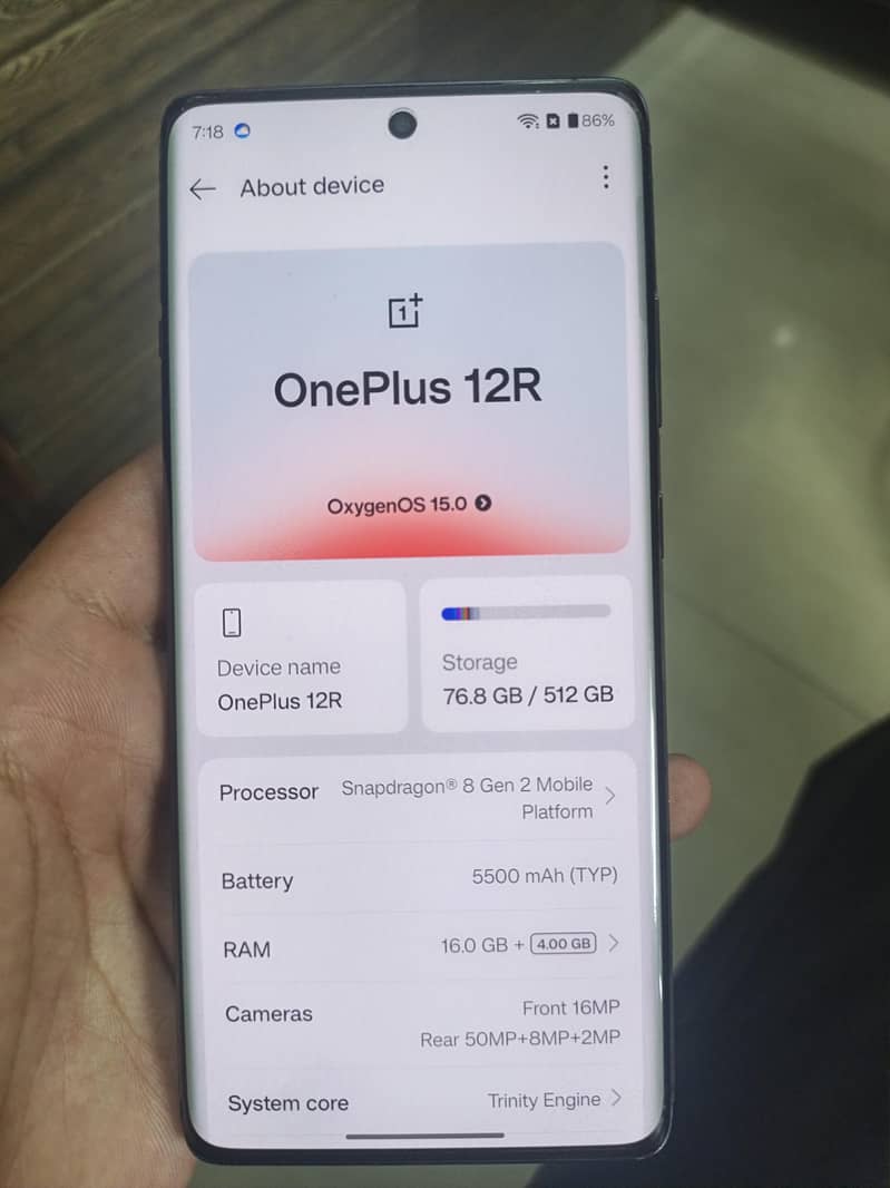 one plus 12r 6