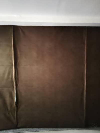 Double Stitched Cloth Curtains Like New 1 time Used