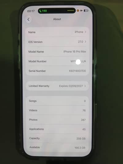 IPhone 16 Pro Max LLA JV