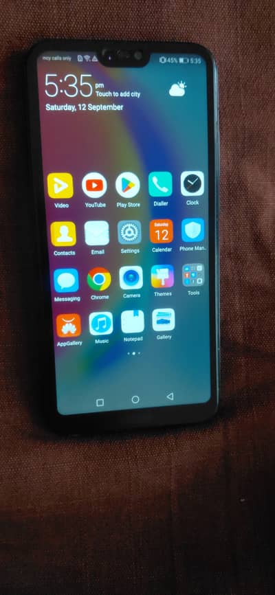 Huawei P20 Lite 128GB ROM, Cable, Charger, Back Cover