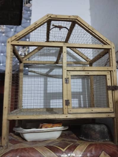Birds Wooden Cage