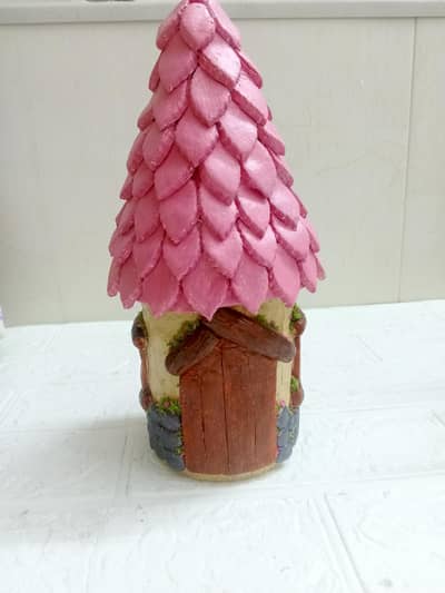 clay fairy house