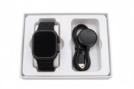 S8 Ultra Smart Watch Black - Box Pack - Rawalpindi
