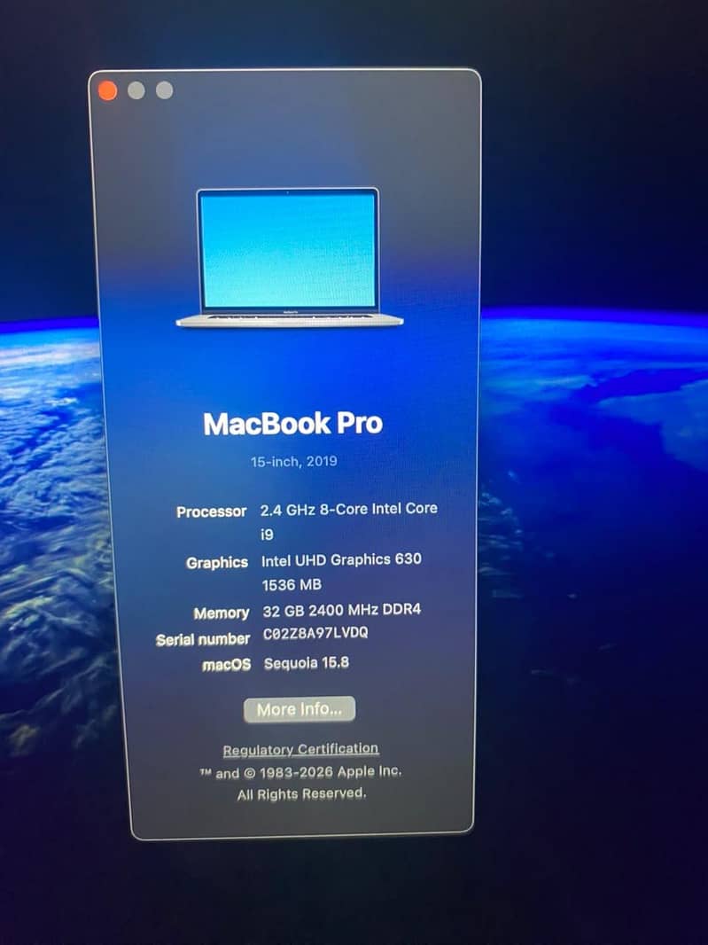 MacBook pro 2019 4