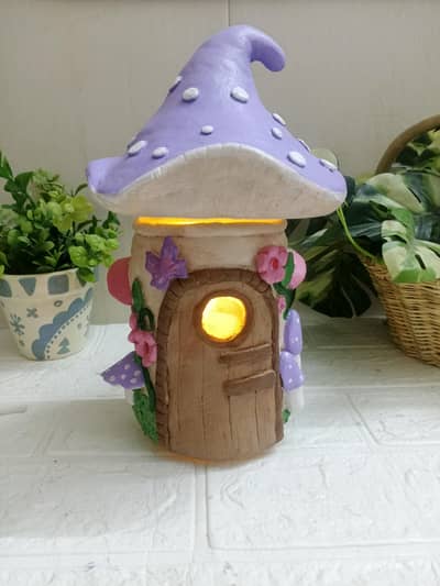 clay fairy house