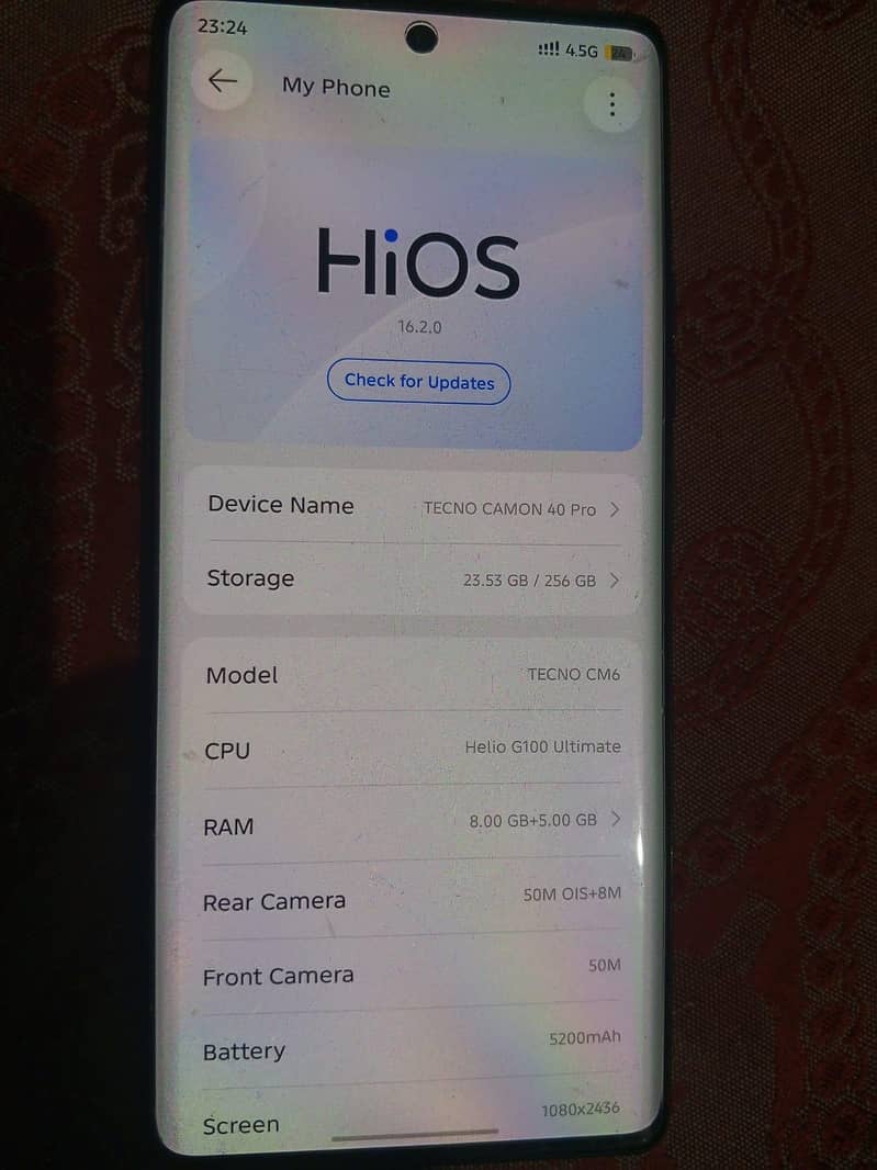 Tecno CAMON 40 Pro 6
