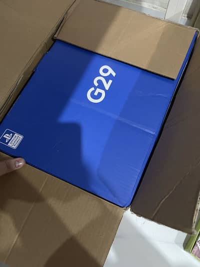 Logitech g29 wheel + gear shifter original packing