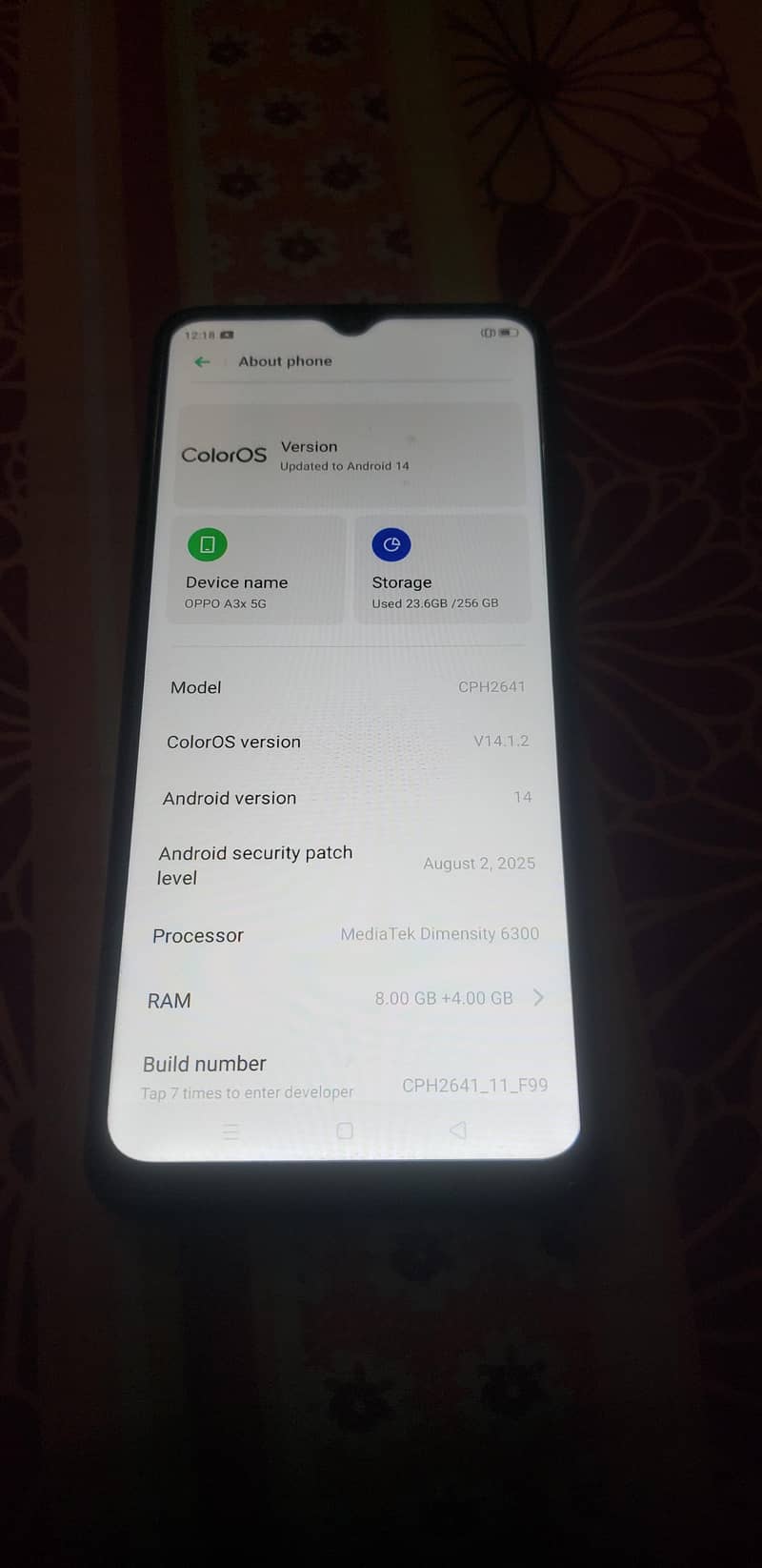 OPPO A3x 6