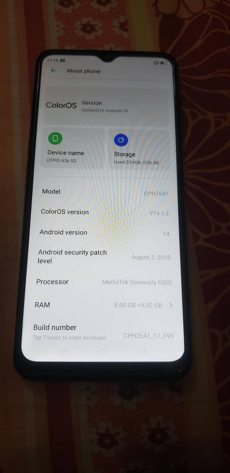 OPPO A3x 7