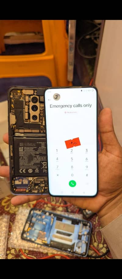 One Plus 7t pro panel and back damage