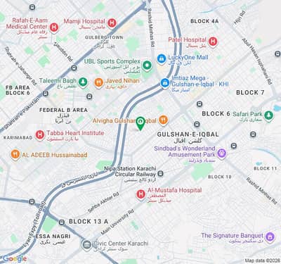 Gulshan E Iqbal Block 1.240 Yards First Floor Portion Available For Rent. 3 Bed Drawing Lounge Marble Flooring