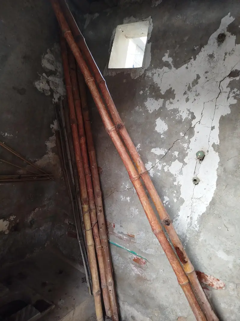 URGENT SALE bamboo shed roof 8x16 feet 2 piece double tarpal — photo 6