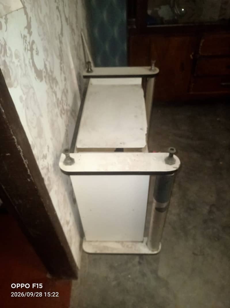 Study & Computer Table with Glass Top 2