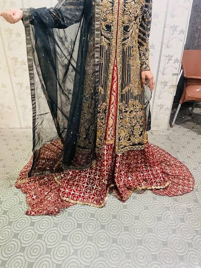 Wedding Wear / Farshi Lehnga with long Shirt / Fancy Dress