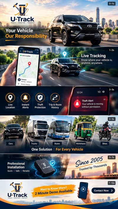 U-Track GPS Vehicle Tracker & Security
