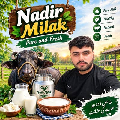 pure fresh baflow milk