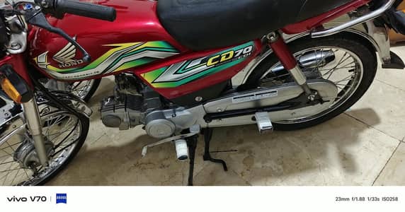 CD 70 2023 with larkana numbir bike ready to go