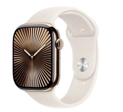 Apple Watch Series 10 Stainless Steel Golden Titanium Brand New