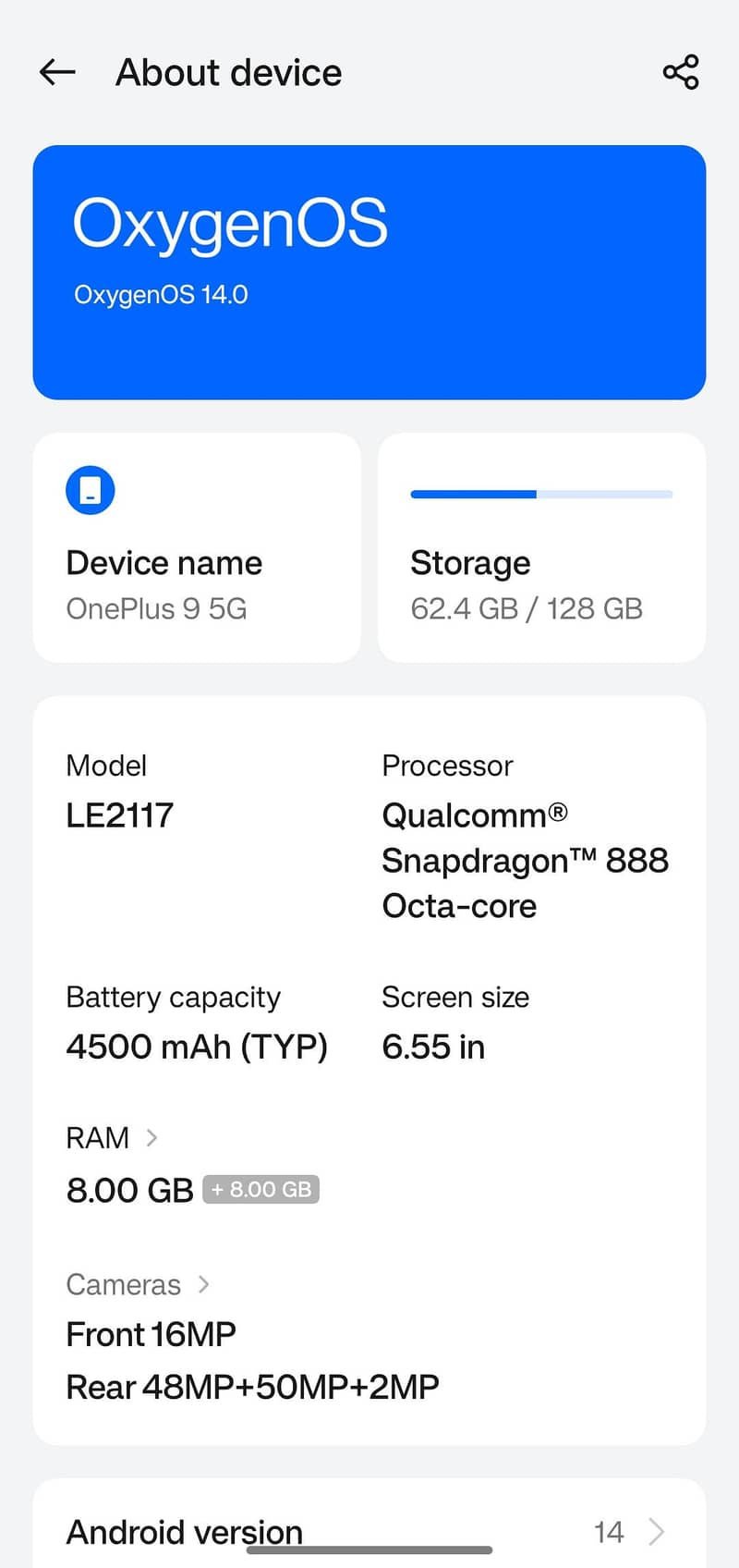 One Plus 9 8