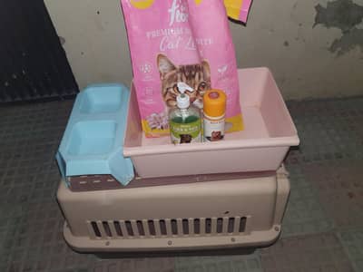 PREMIUM PETS PACKAGE LARGE SIZE CAGE WITH LITTER BOX AND SHAMPOO