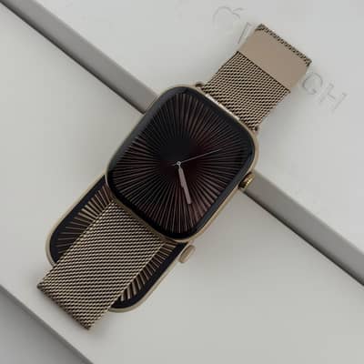 Apple Watch Series 10 Stainless Steel Golden Titanium Brand New