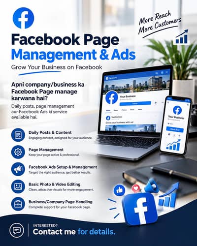 Facebook Page Management & Ads Service