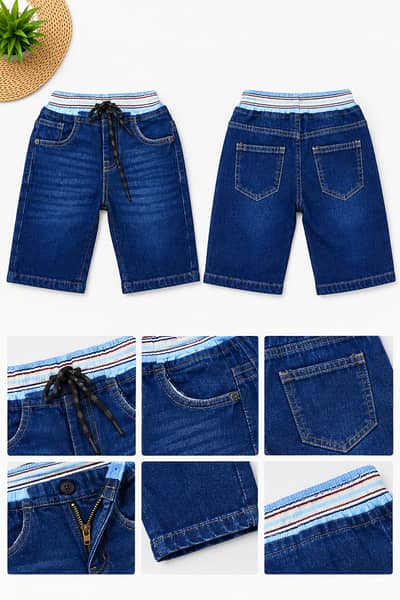350 Pcs Kids Denim Shorts | Wholesale Stock Lot | Bulk