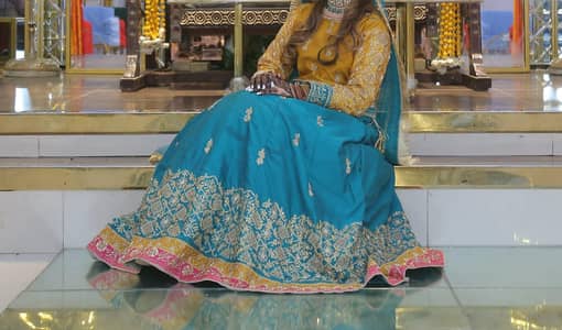 Mehndi Bridal lahnga new condtion