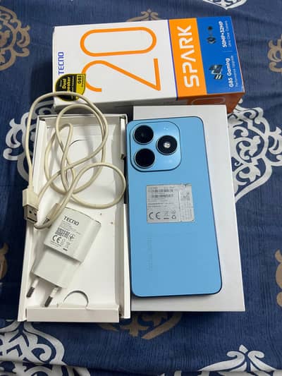 Tecno Spark 20 8/256 with complete box