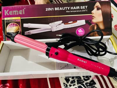 Straightener curler