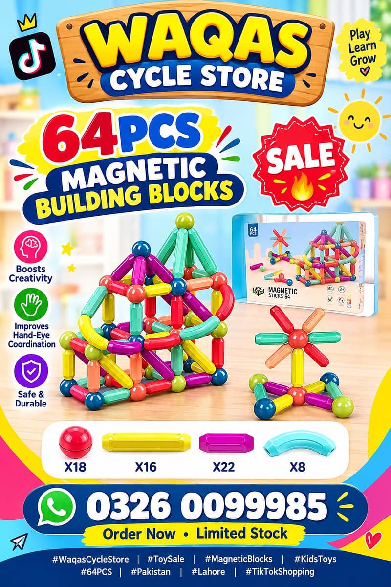 Megnatic building blocks 1