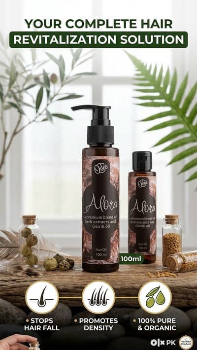 Ostrich hair oil - free hone delivery - money back guarantee
