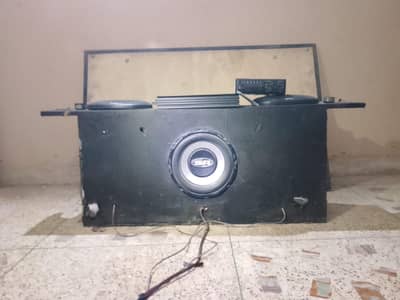 Car Woofer with Amplifier – For Sale