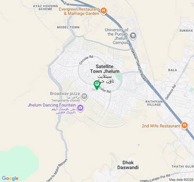 10 Marla Residential Plot For Sale, F Block, Citi Housing Jhelum