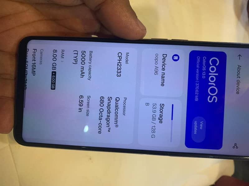 OPPO A96 10