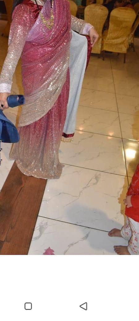 sequins saree 1