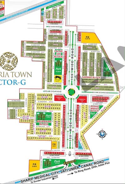 5 MARLA FACING PARK PLOT SARWAR BLOCK SECTOR G BAHRIA TOWN