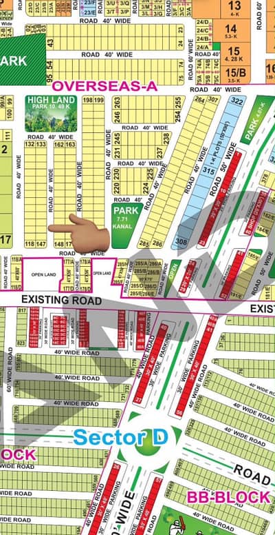 10 MARLA BUILDER LOCATION PLOT NO 145 OVERSEAS A BLOCK BAHRIA TOWN