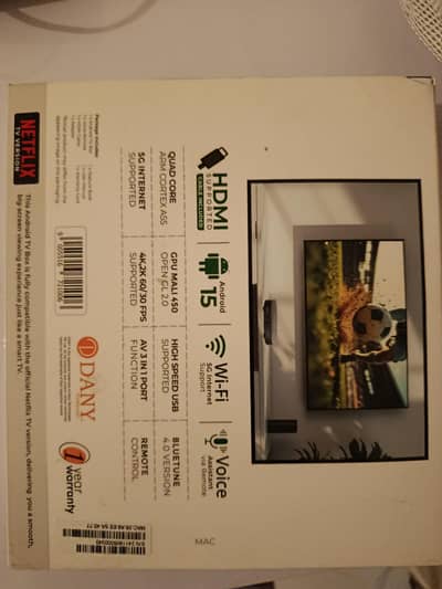Dany Android Box just 2/3 days used