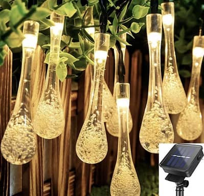 Solar garden fairy cubes light