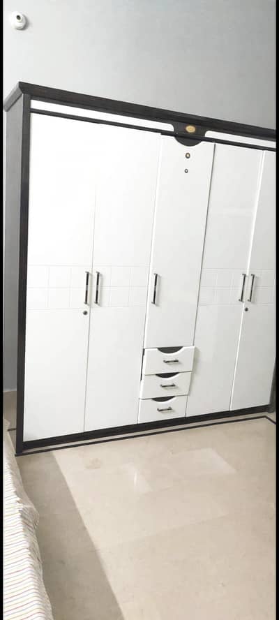 Italian bed set with dressing & cupboard