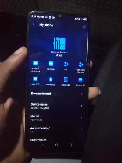 Tecno Pova 6 Neo
