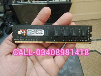 GAMING DDR3 8GB 1600MHZ RAM GUARANTEED A+++CALL-03408981418