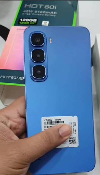 Hot 60i Ram,6+6,128gb with complete box good condition