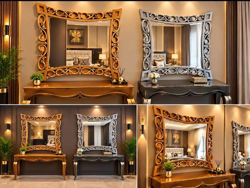 mirror console table set 1